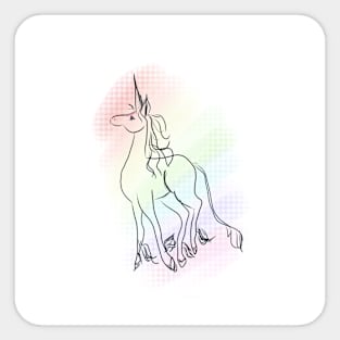 Rainbow Unicorn Sticker